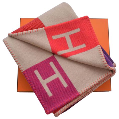 pink hermes blanket|authentic hermes blanket.